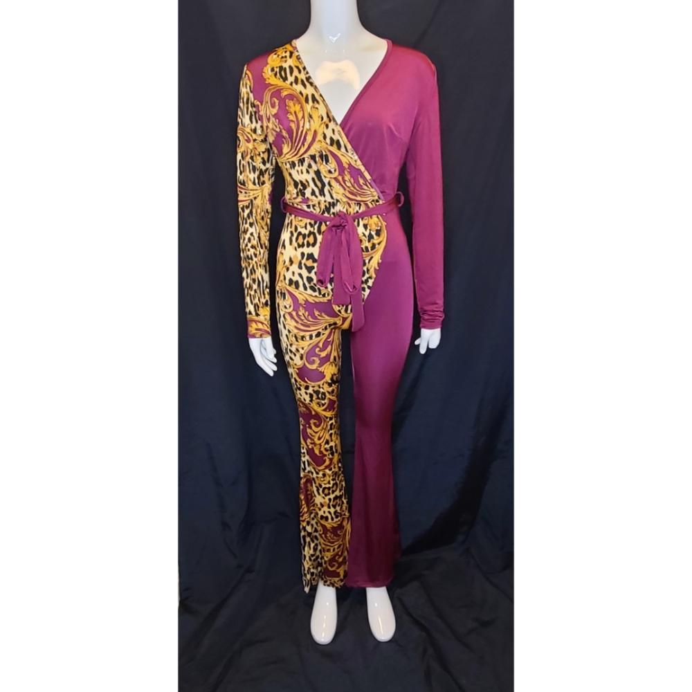 Baroque Colorblock Jumpsuit